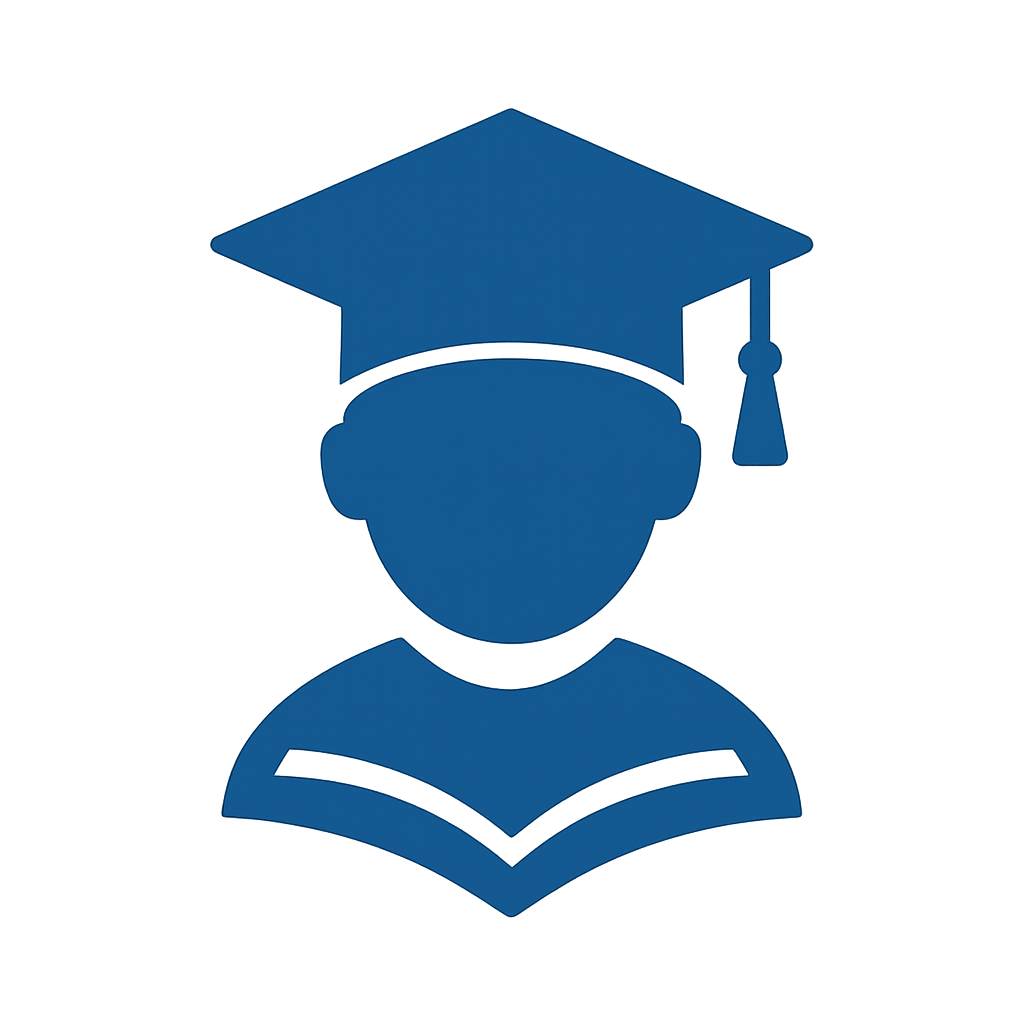 blue student logo with no text-1